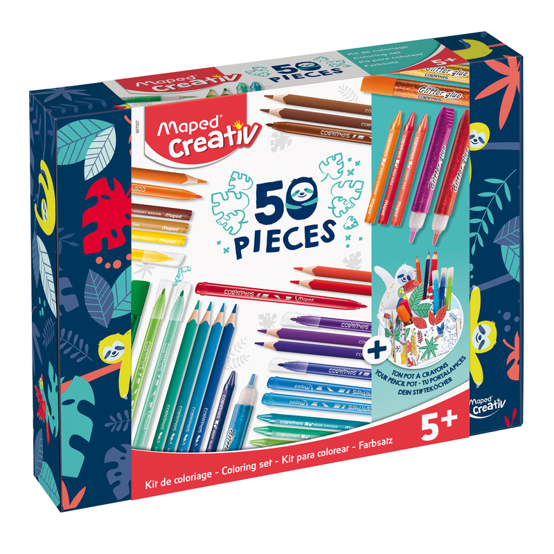 Výtvarná sada MAPED CREATIV 50ks + stojánek