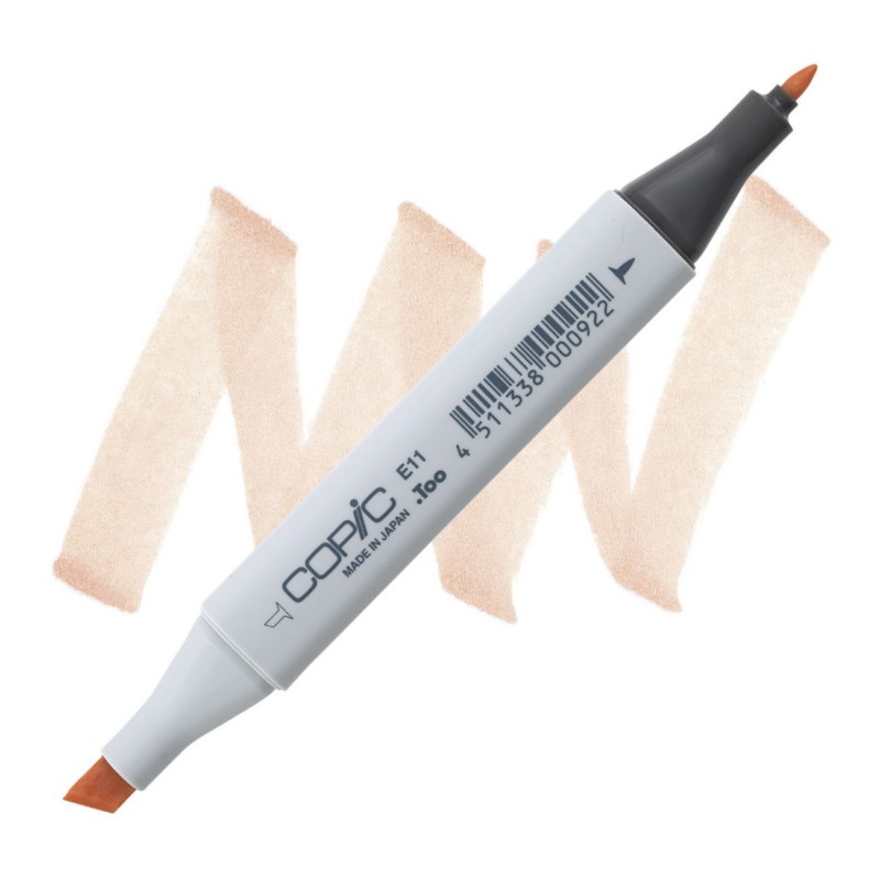 Lihová fixa COPIC Classic oboustranná Fine & Chisel, E11 Bareley beige