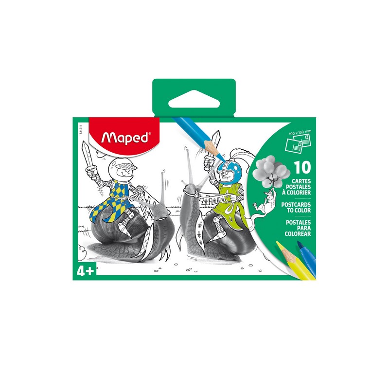 MAPED pohlednice s předlohou