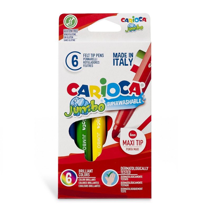 Fixy CARIOCA Jumbo, 6ks