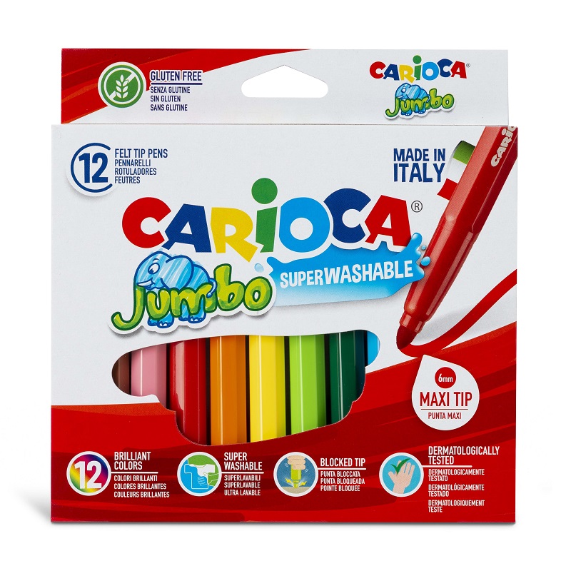 Fixy CARIOCA Jumbo, 12ks