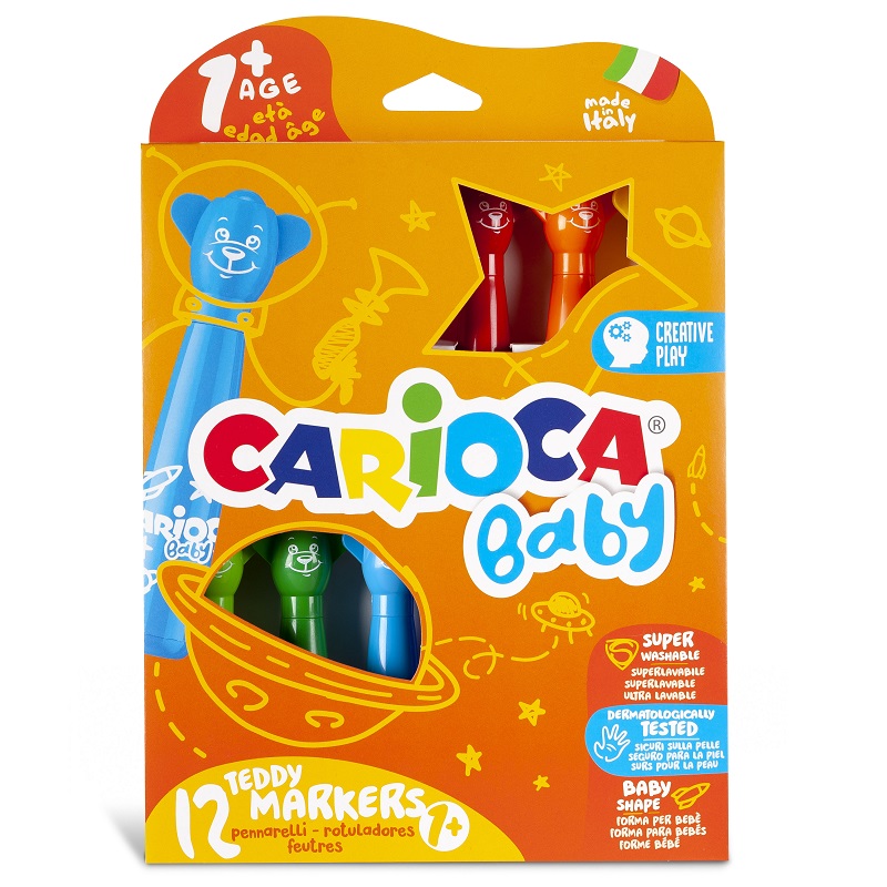 Fixy CARIOCA dětské Baby 1+, 12ks