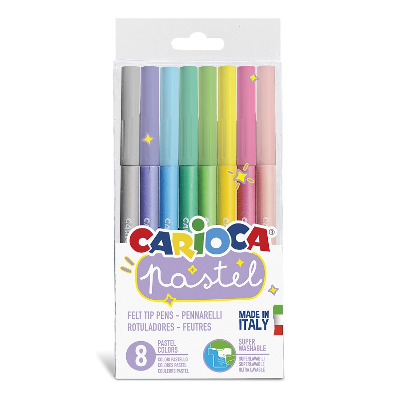 Fixy CARIOCA pastelové, 8ks