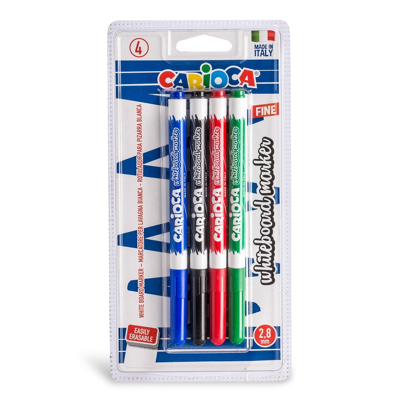 Fixy CARIOCA na bílé tabule, 4ks