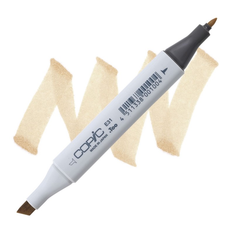 Lihová fixa COPIC Classic oboustranná Fine & Chisel, E31 Brick beige