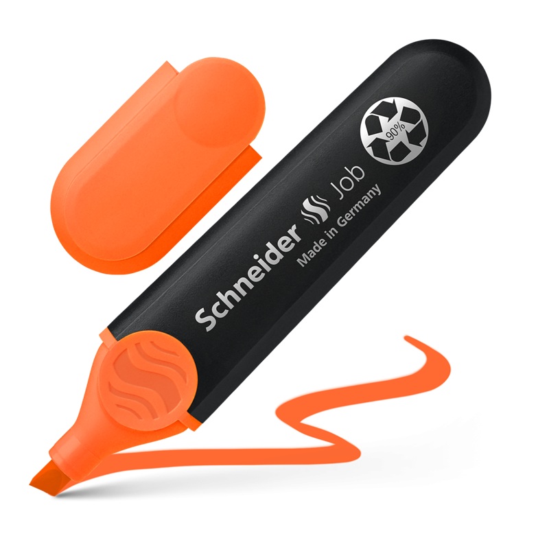 Zvýrazňovač SCHNEIDER Job, oranžový