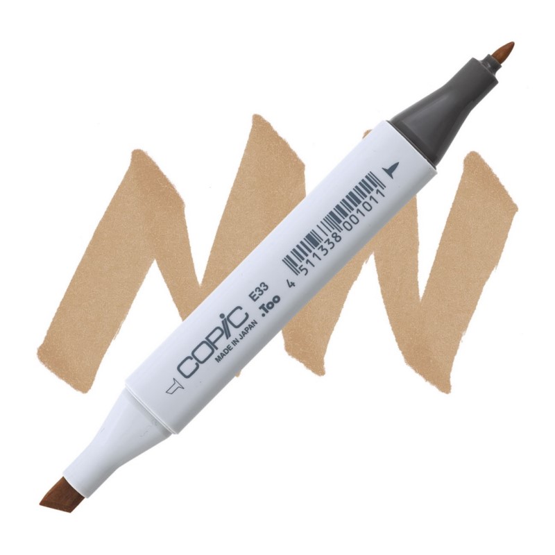 Lihová fixa COPIC Classic oboustranná Fine & Chisel, E33 Sand