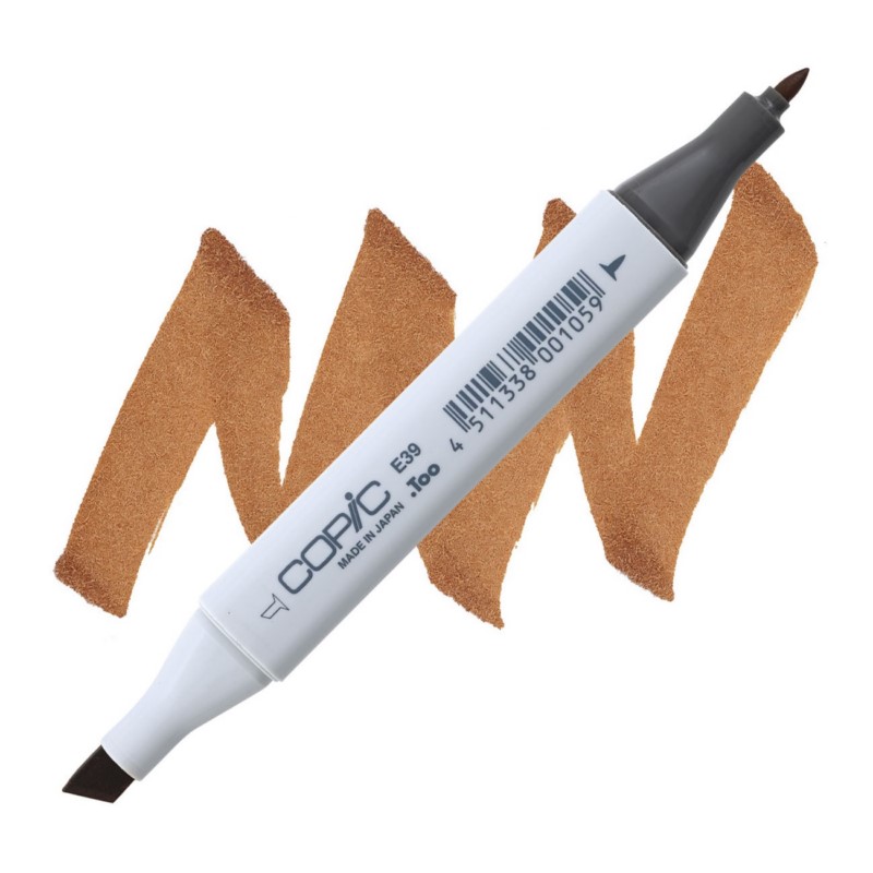 Lihová fixa COPIC Classic oboustranná Fine & Chisel, E39 Leather