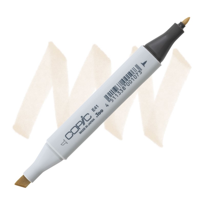 Lihová fixa COPIC Classic oboustranná Fine & Chisel, E41 Pearl white