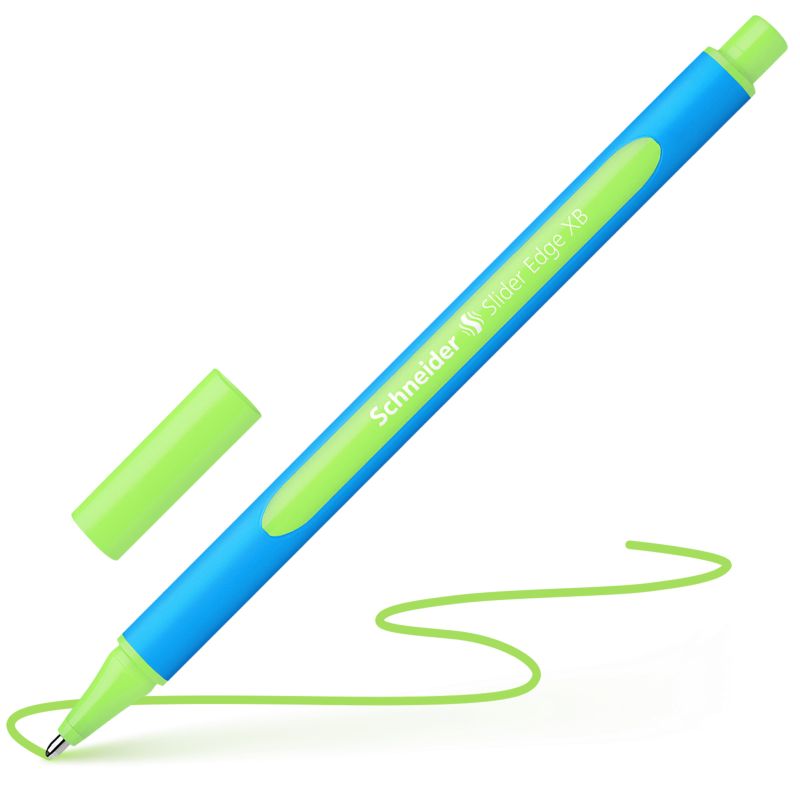 Kuličkové pero SCHNEIDER Slider Edge XB, zelené světlé