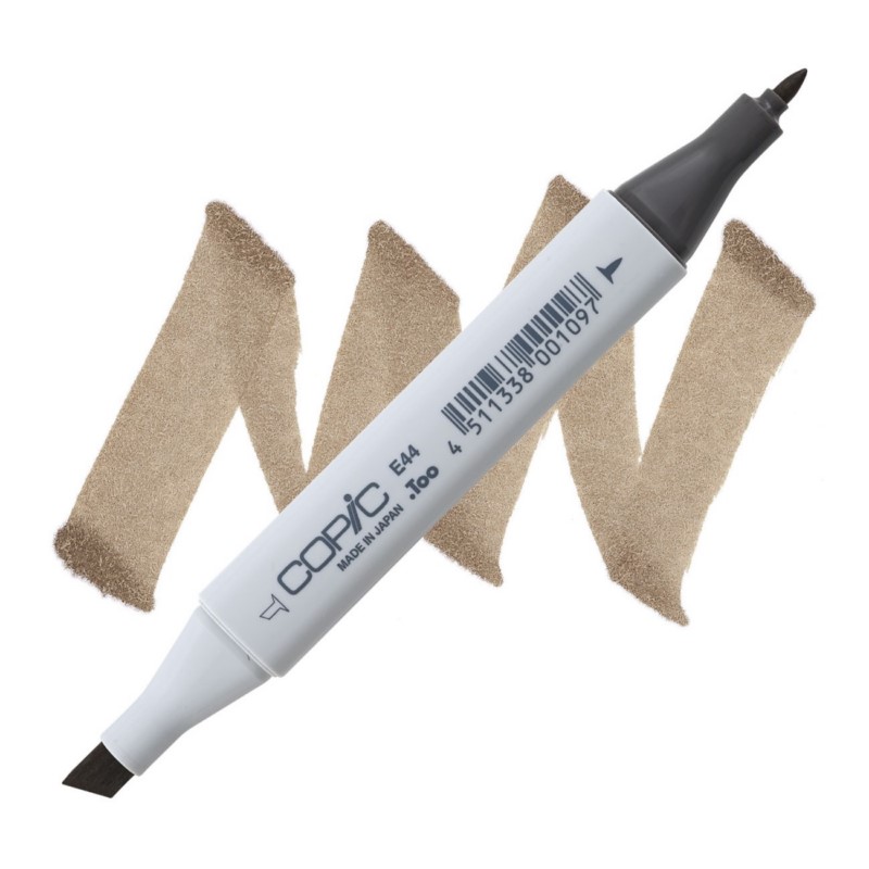 Lihová fixa COPIC Classic oboustranná Fine & Chisel, E44 Clay