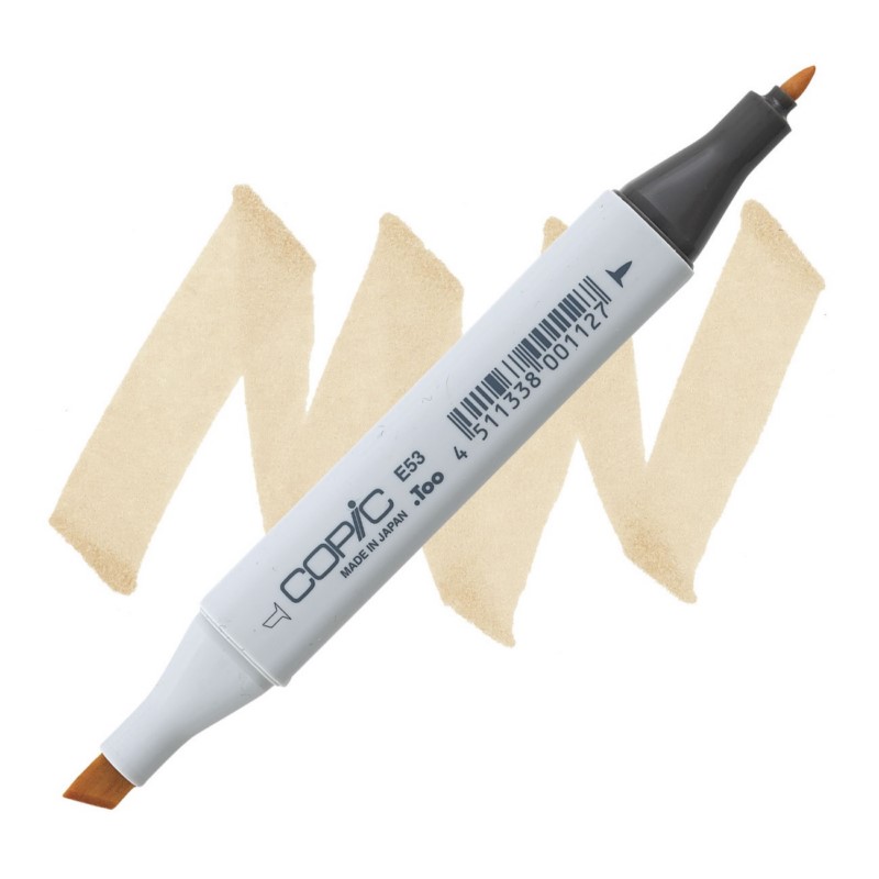 Lihová fixa COPIC Classic oboustranná Fine & Chisel, E53 Raw silk