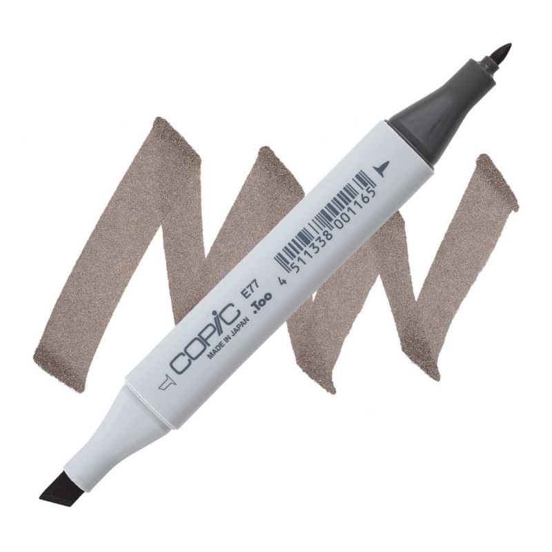 Lihová fixa COPIC Classic oboustranná Fine & Chisel, E77 Maroon