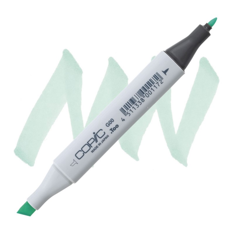 Lihová fixa COPIC Classic oboustranná Fine & Chisel, G00 Jade green