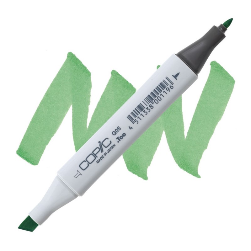 Lihová fixa COPIC Classic oboustranná Fine & Chisel, G05 Emerald green