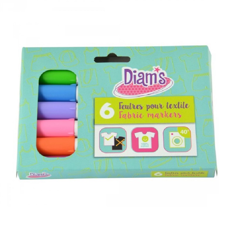 GRAPH'IT DIAM'S fixy na textil, 6ks Fun