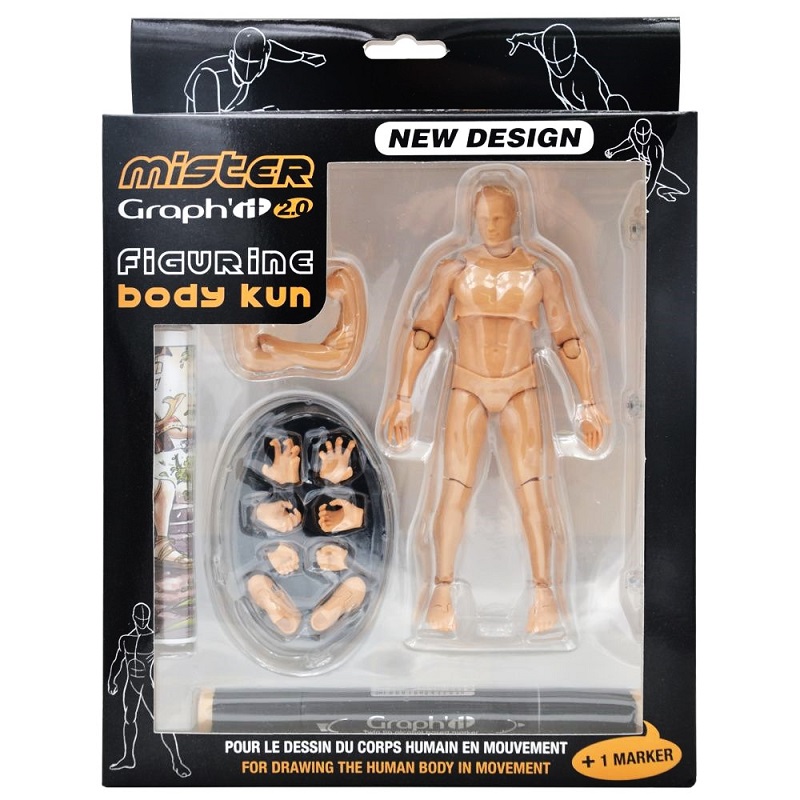 GRAPH'IT Kloubová figurka GRAPH'IT, muž BODY KUN