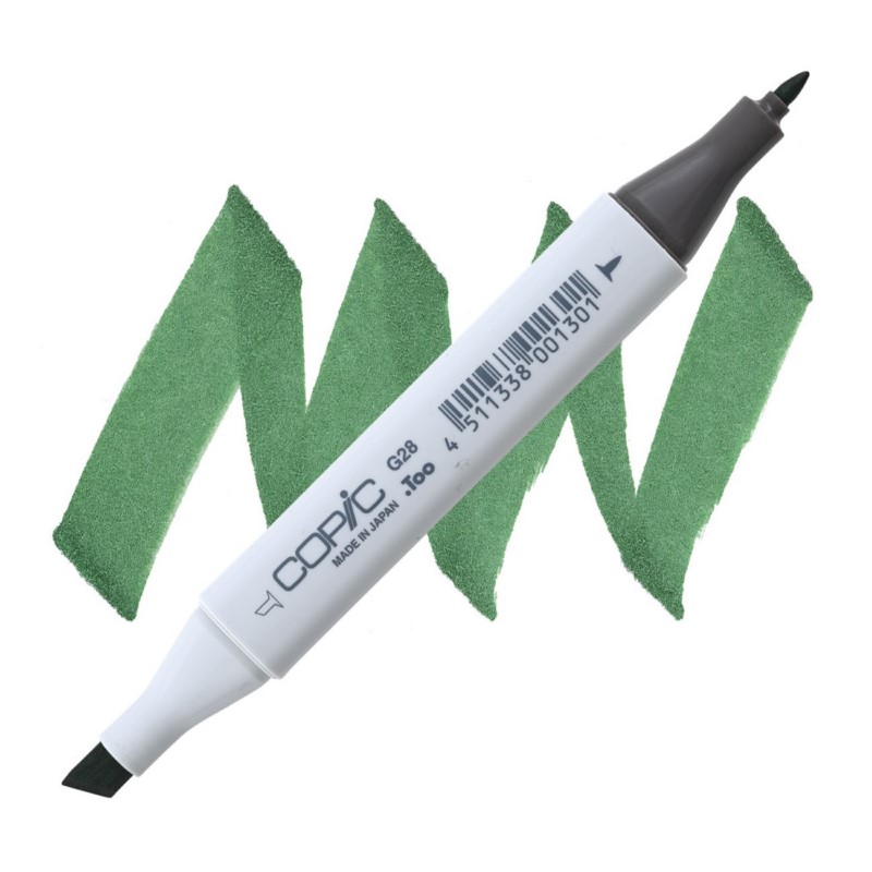 Lihová fixa COPIC Classic oboustranná Fine & Chisel, G28 Ocean green