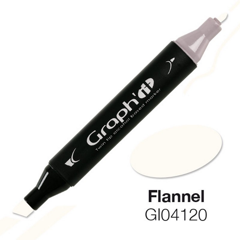 Lihová fixa GRAPH'IT oboustranná Fine & Chisel, Flannel