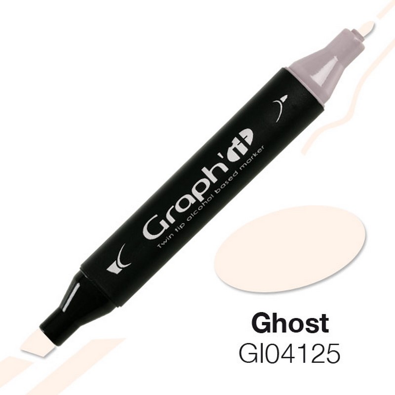 Lihová fixa GRAPH'IT oboustranná Fine & Chisel, Ghost