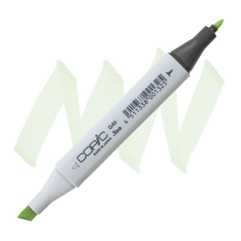 Lihová fixa COPIC Classic oboustranná Fine & Chisel, G40 Dim green