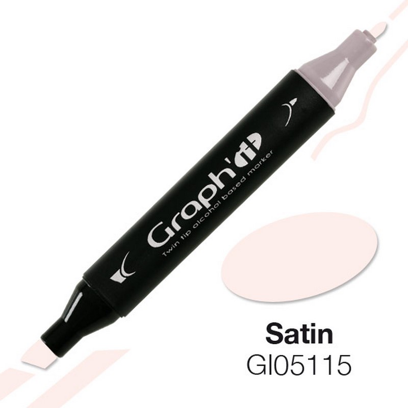 Lihová fixa GRAPH'IT oboustranná Fine & Chisel, Satin