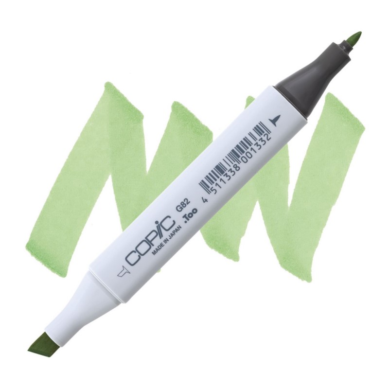 Lihová fixa COPIC Classic oboustranná Fine & Chisel, G82 Spring dim green