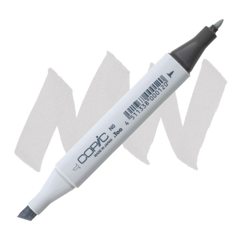 Lihová fixa COPIC Classic oboustranná Fine & Chisel, N0 Neutral gray 0