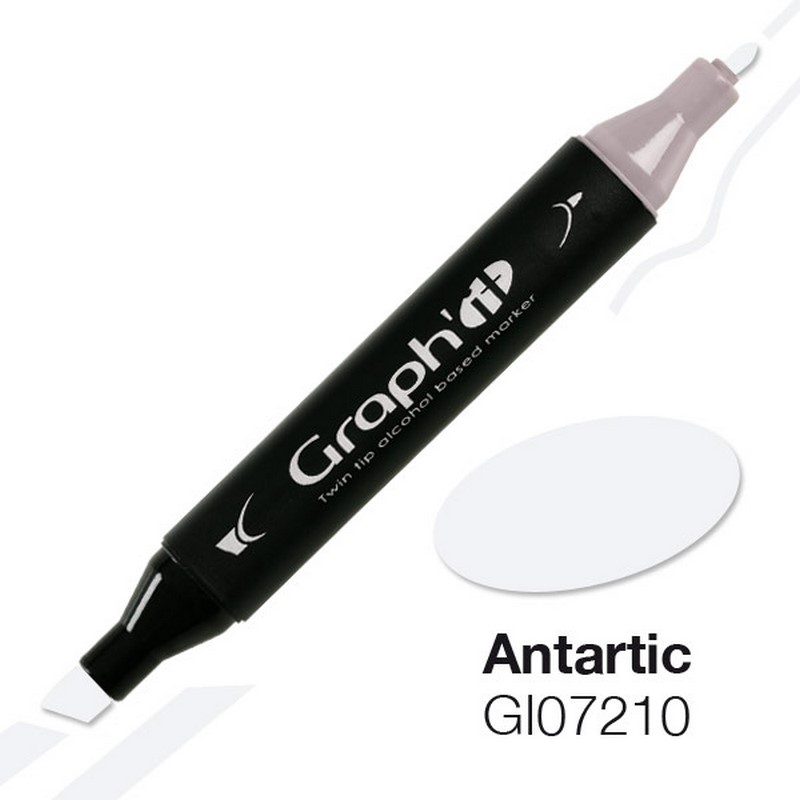 Lihová fixa GRAPH'IT oboustranná Fine & Chisel, Antartic