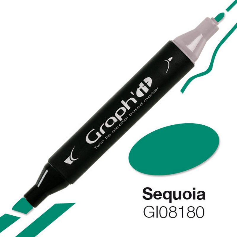 Lihová fixa GRAPH'IT oboustranná Fine & Chisel, Sequoia