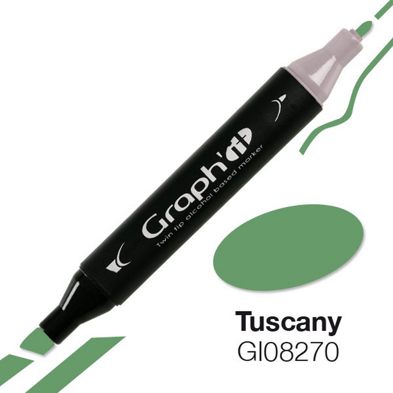 Lihová fixa GRAPH'IT oboustranná Fine & Chisel, Tuscany