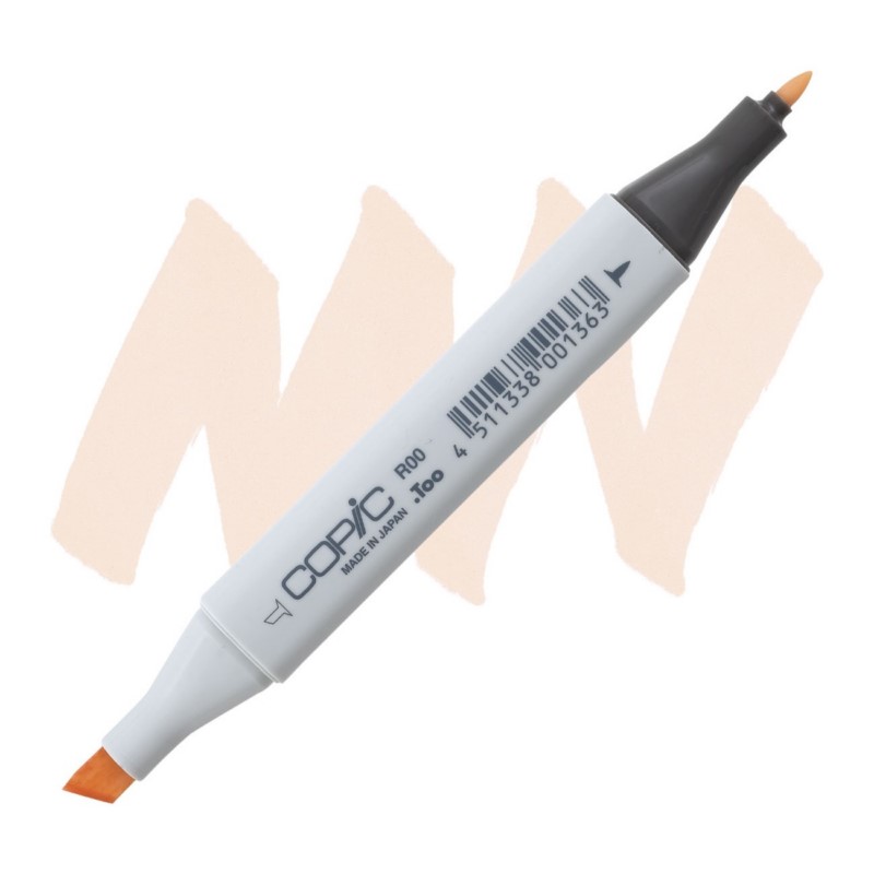 Lihová fixa COPIC Classic oboustranná Fine & Chisel, R00 Pinkish white