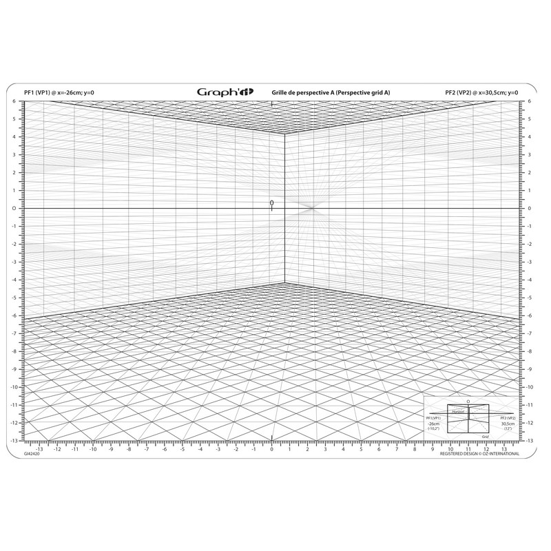 Šablona na perspektivu GRAPH'IT A