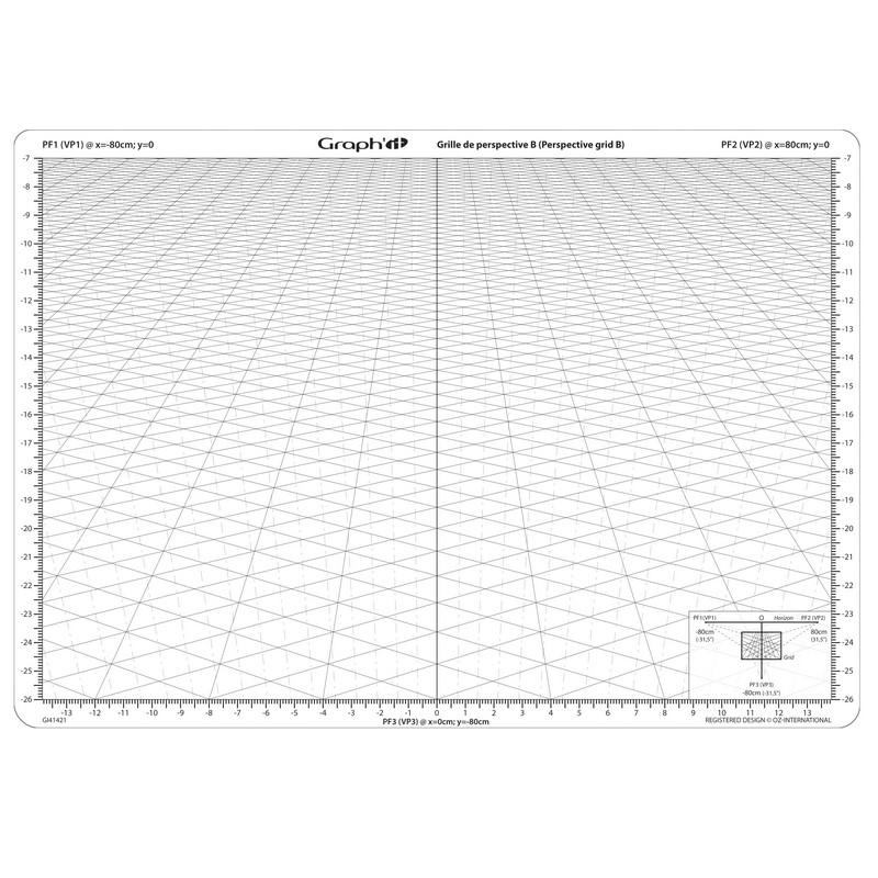 Šablona na perspektivu GRAPH'IT B
