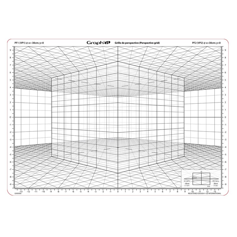 Šablona na perspektivu GRAPH'IT D