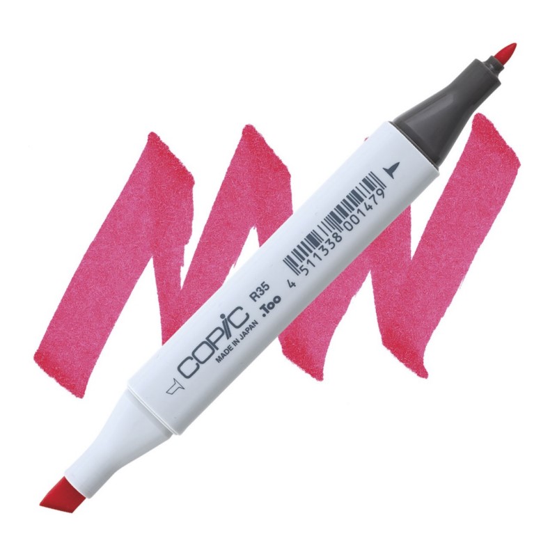 Lihová fixa COPIC Classic oboustranná Fine & Chisel, R35 Coral