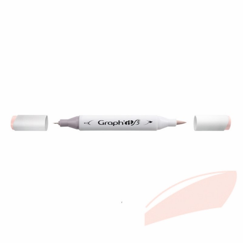 Lihová fixa GRAPH'IT oboustranná Brush & Chisel, Organza