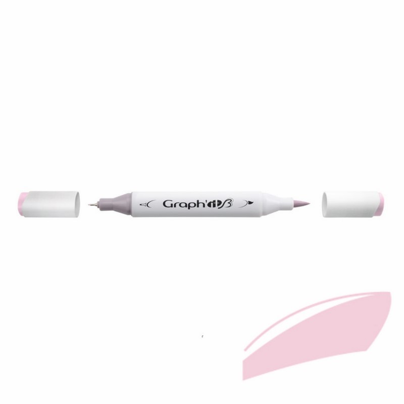 Lihová fixa GRAPH'IT oboustranná Brush & Chisel, Satin