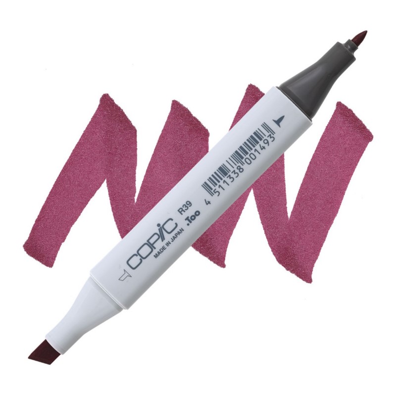 Lihová fixa COPIC Classic oboustranná Fine & Chisel, R39 Garnet