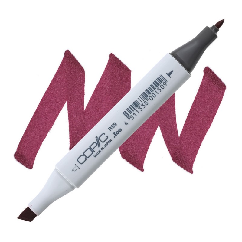 Lihová fixa COPIC Classic oboustranná Fine & Chisel, R59 Cardinal