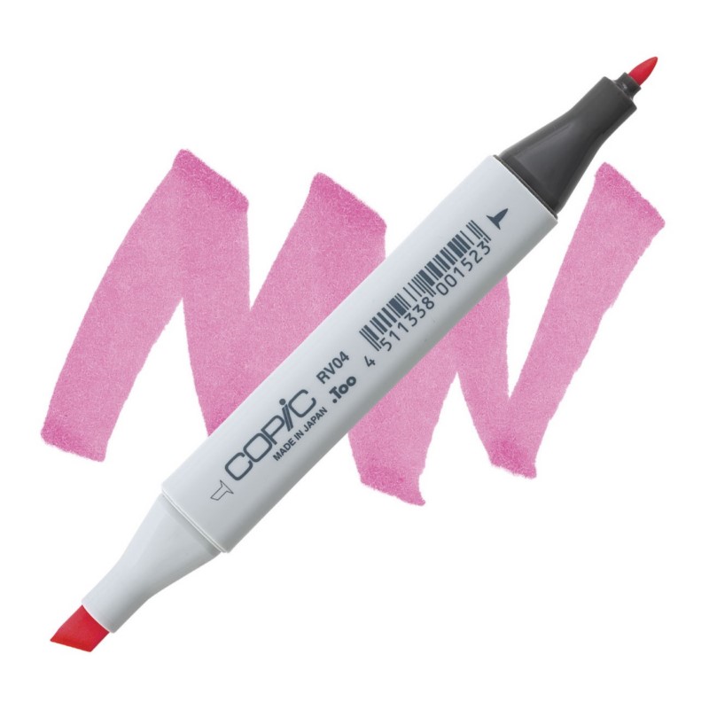 Lihová fixa COPIC Classic oboustranná Fine & Chisel, RV04 Shock pink