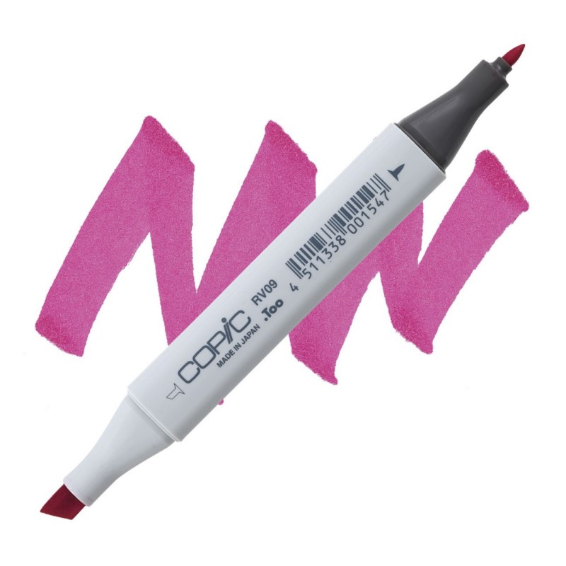 Lihová fixa COPIC Classic oboustranná Fine & Chisel, RV09 Fuchsia