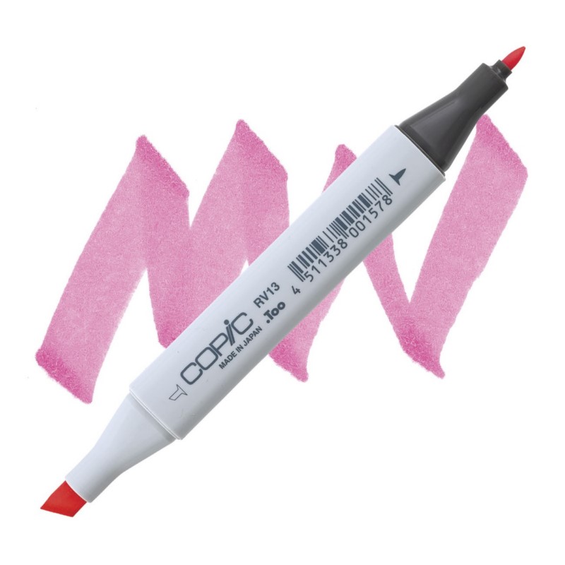 Lihová fixa COPIC Classic oboustranná Fine & Chisel, RV13 Tender pink