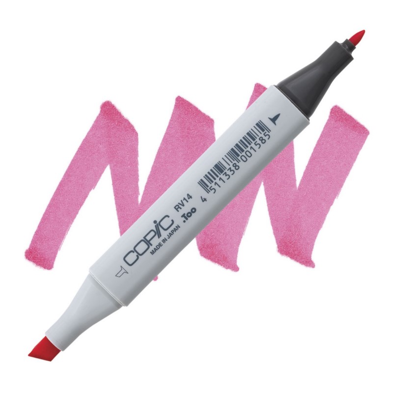 Lihová fixa COPIC Classic oboustranná Fine & Chisel, RV14 Begonia pink