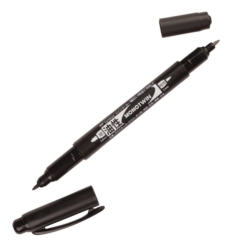 TOMBOW Fineliner MONO TWIN, černý