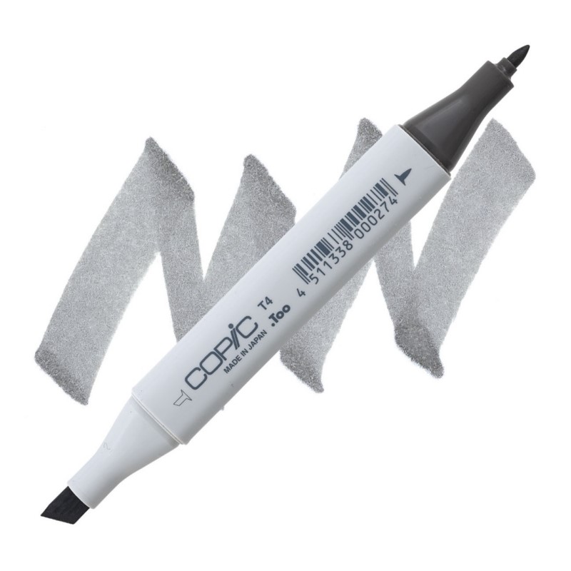 Lihová fixa COPIC Classic oboustranná Fine & Chisel, T4 Toner gray 4