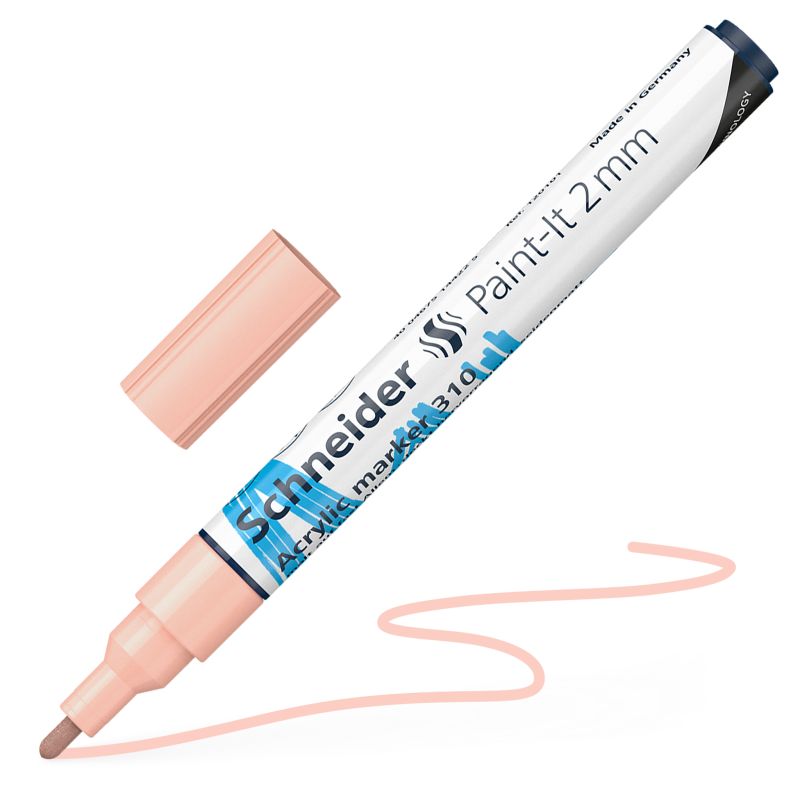 Akrylový popisovač SCHNEIDER Paint-It 2mm, meruňkový