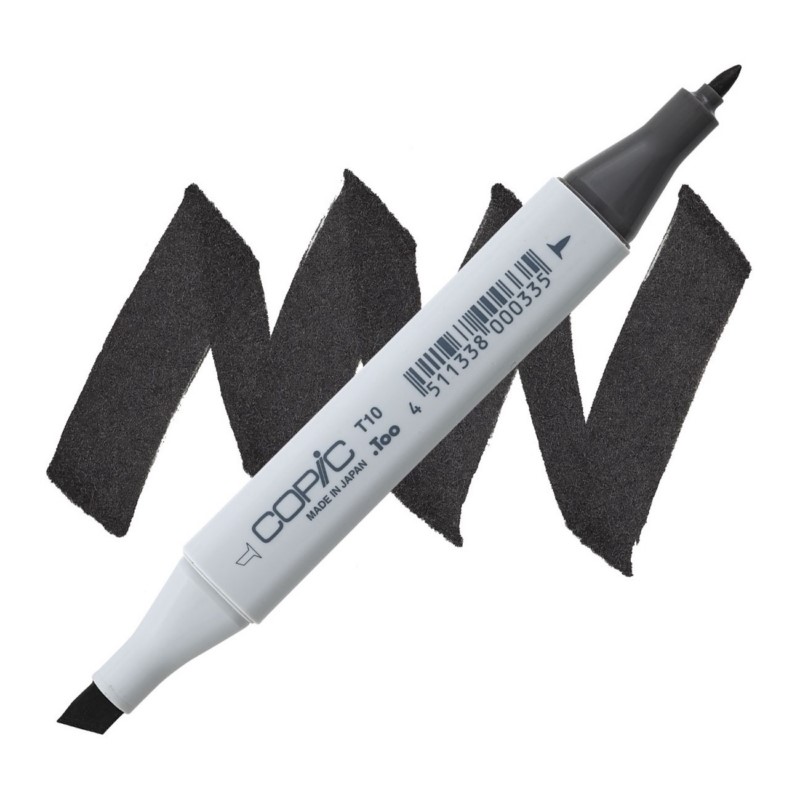 Lihová fixa COPIC Classic oboustranná Fine & Chisel, T10 Toner gray 10