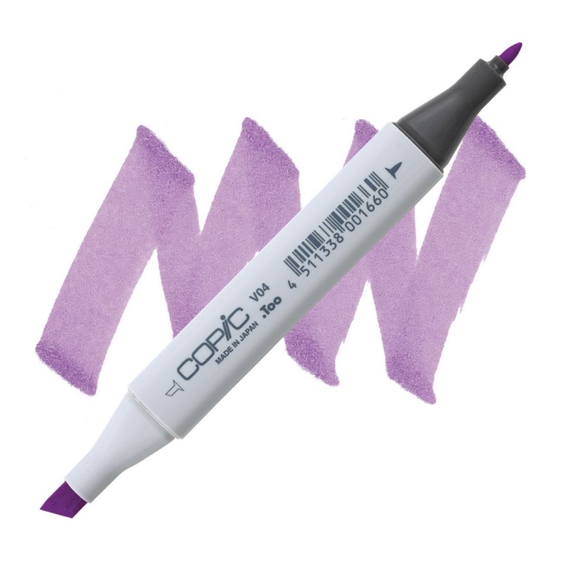 Lihová fixa COPIC Classic oboustranná Fine & Chisel, V04 Lilac