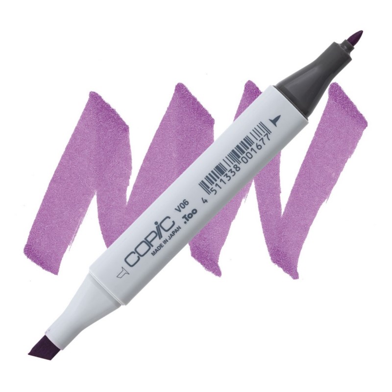 Lihová fixa COPIC Classic oboustranná Fine & Chisel, V06 Lavender